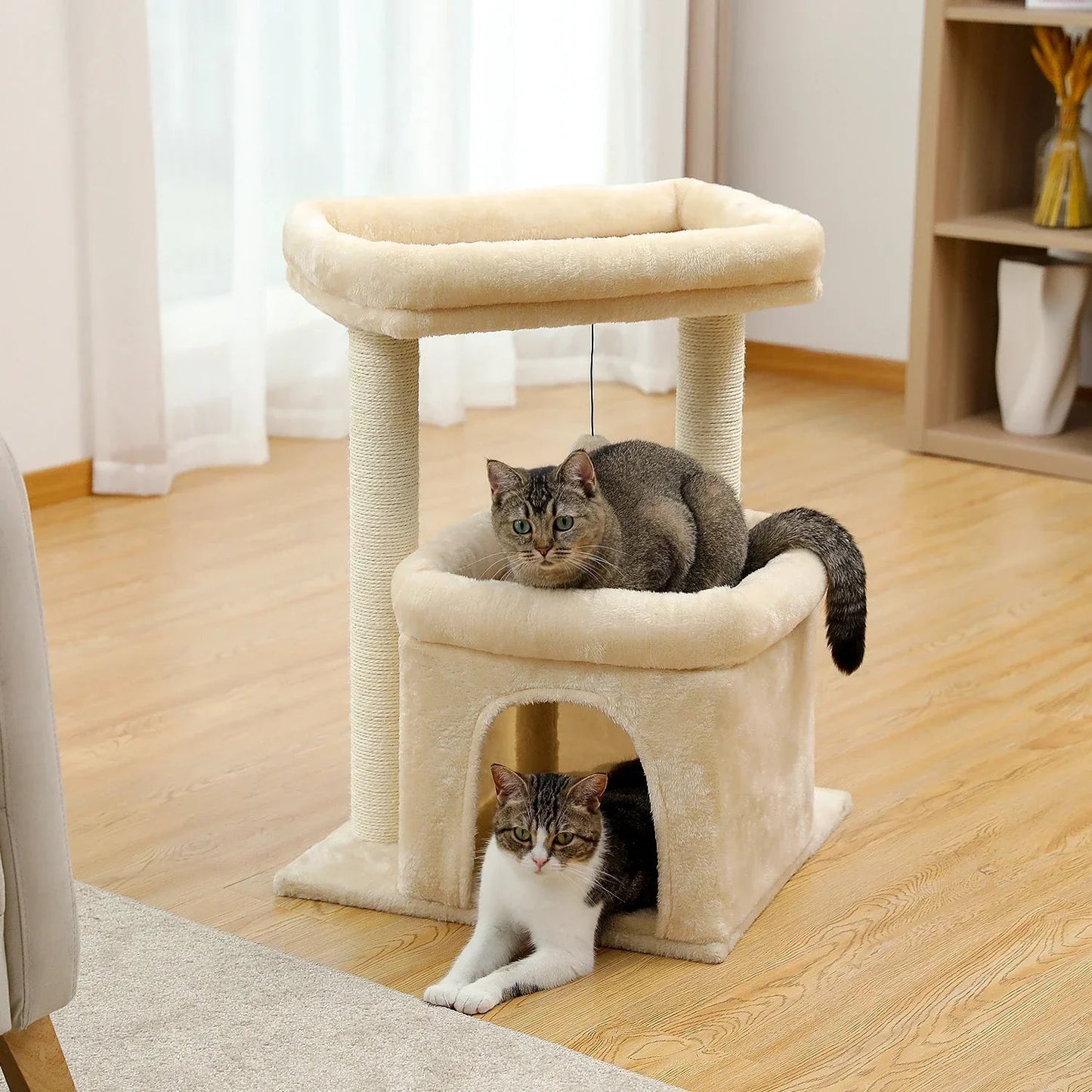 Arbre à Chat - CozyCondo™ - Beige - Mes amours de chats!