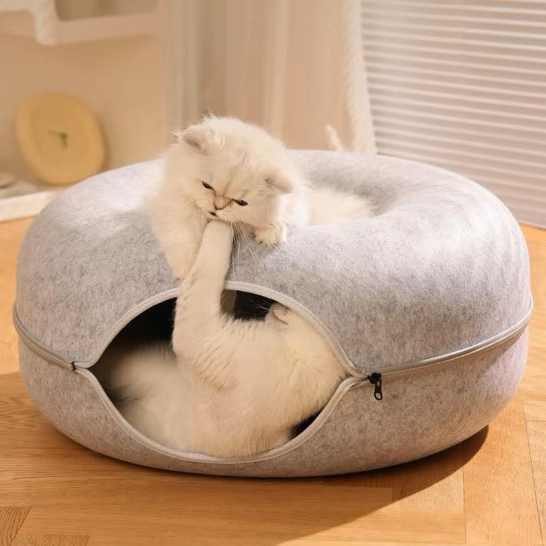 Lit pour Chat - ChatCondo™ - Gris Clair - Mes amours de chats!