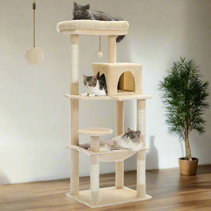 Arbre à chat - CatComfort™ - Beige - Mes amours de chats!