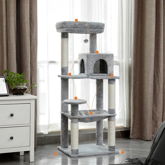 Arbre à Chat - CatComfort™ - Gris - Mes amours de chats!