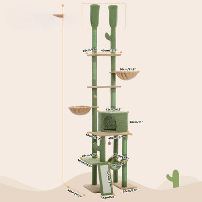 Arbre à chat - QuantumCatTree™ - Cactus - Mes amours de chats!