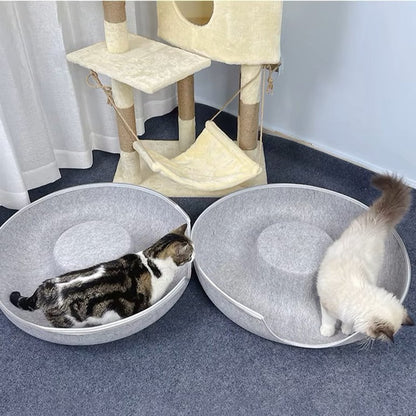 Lit pour Chat - ChatCondo™ - Gris Clair - Mes amours de chats!